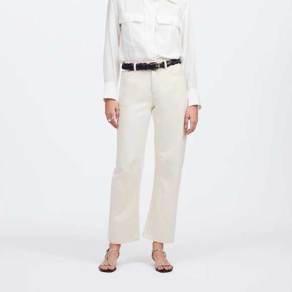 Madewell The Darted Barrel-Leg Jean in Vintage Canvas, Size 29
